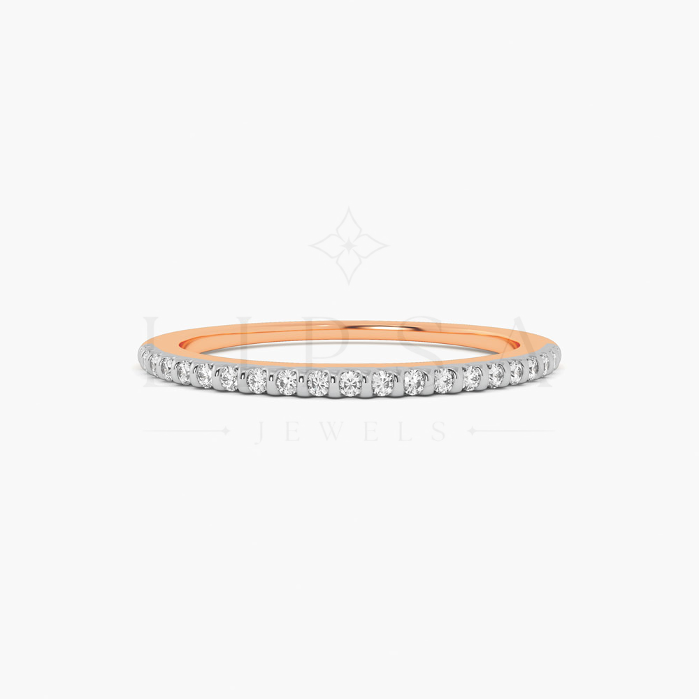 Half Eternity Pavé Band Ring