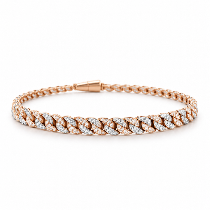 Custom Pavé Cuban Link Bracelet | Made to Order