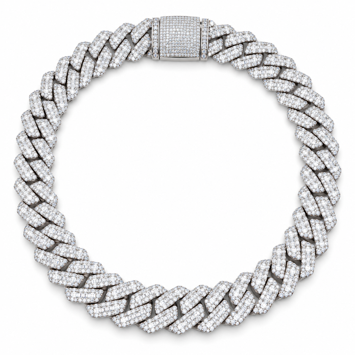 Custom Iced Out Baguette Cuban Link Chain Necklace