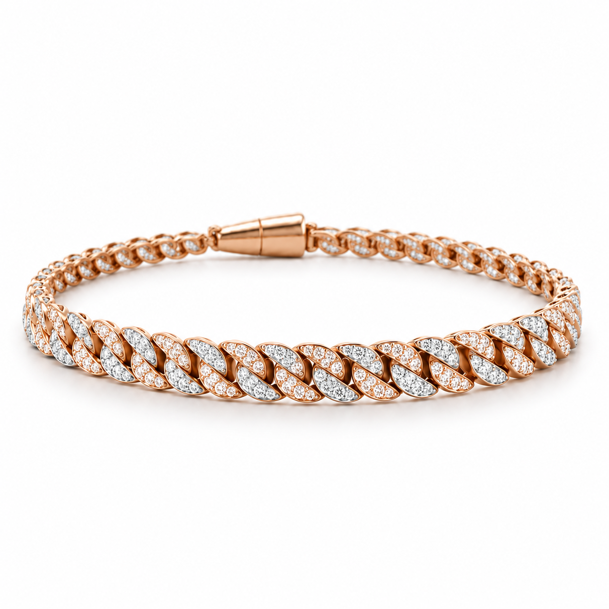 Custom Pavé Cuban Link Bracelet | Made to Order