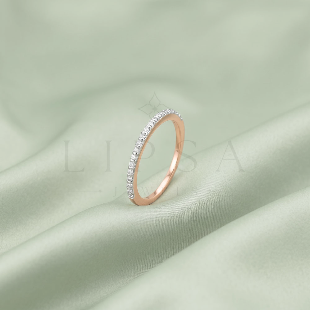 Half Eternity Pavé Band Ring