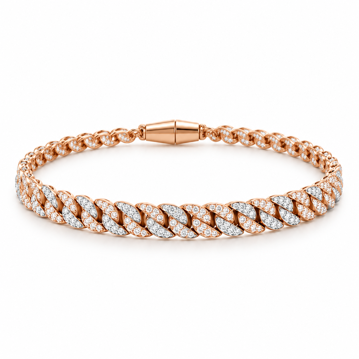 Custom Pavé Cuban Link Bracelet | Made to Order