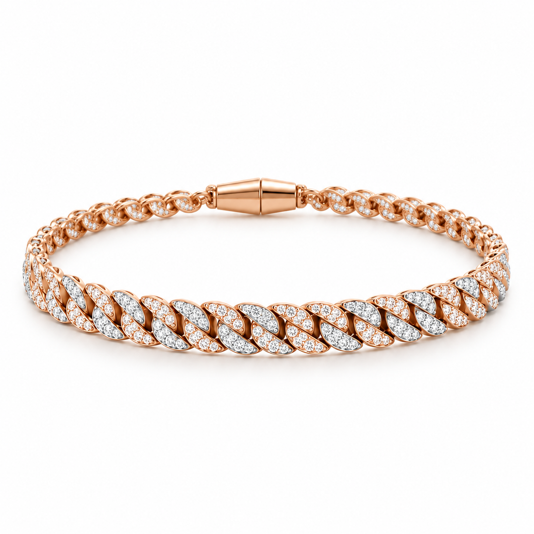 Custom Pavé Cuban Link Bracelet | Made to Order