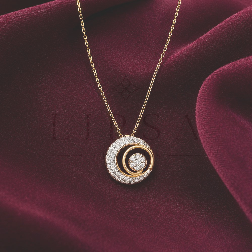 Circular Swirl Cluster Pendant