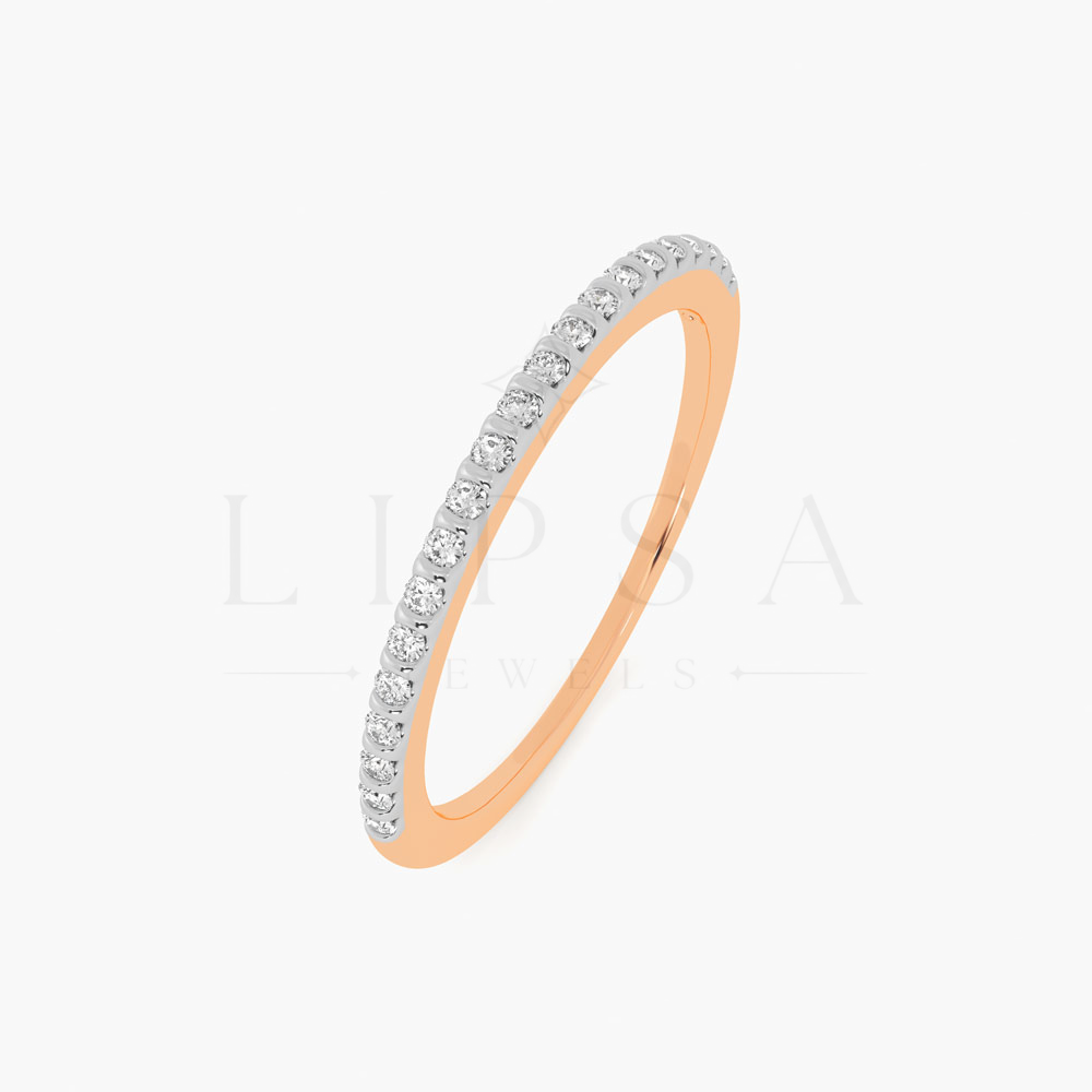 Half Eternity Pavé Band Ring