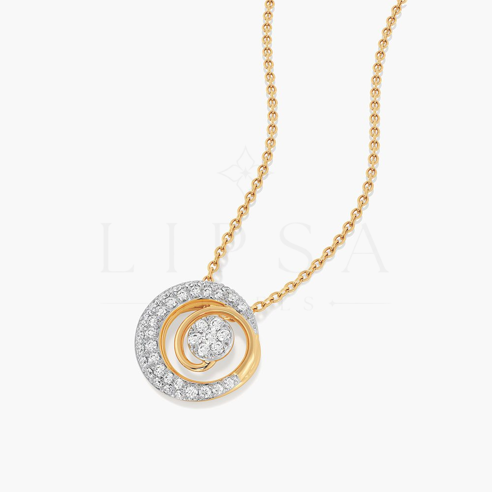 Circular Swirl Cluster Pendant