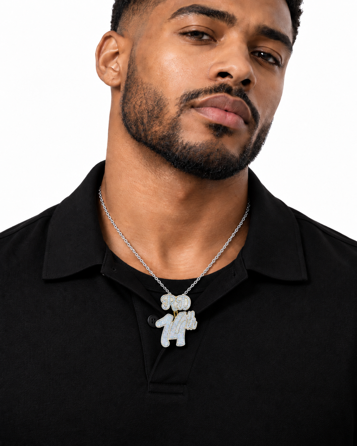 Custom Iced Out Layered Letter Pendant | Made to Order