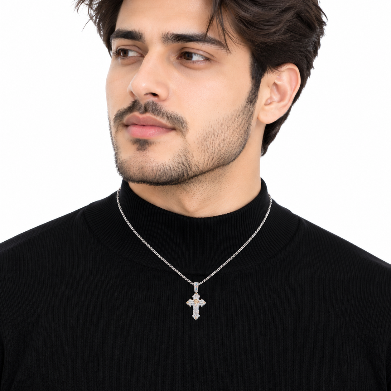 Custom Iced Out Jesus Cross Pendant | Made to Order