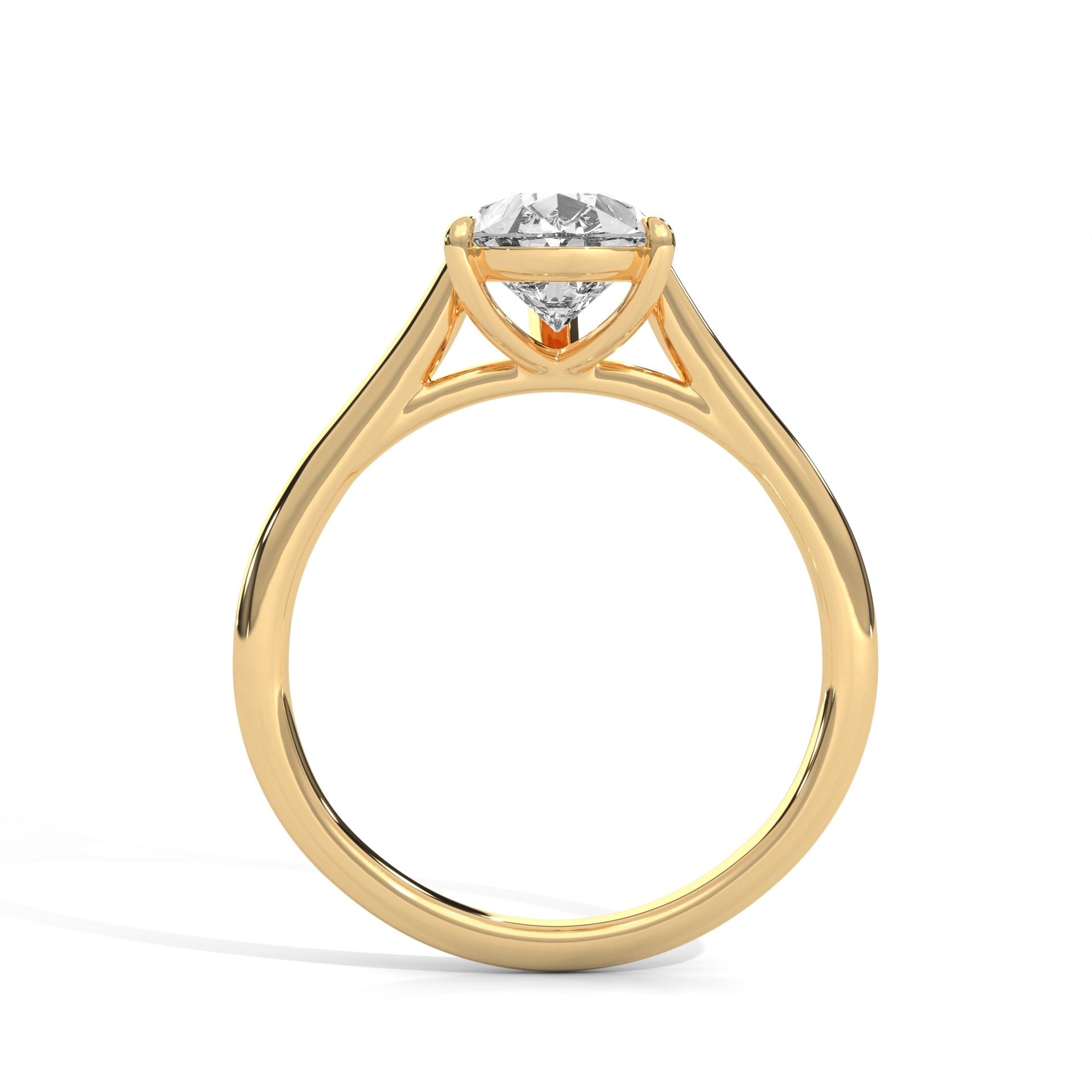 Pear Cut Solitaire Engagement & Anniversary Ring