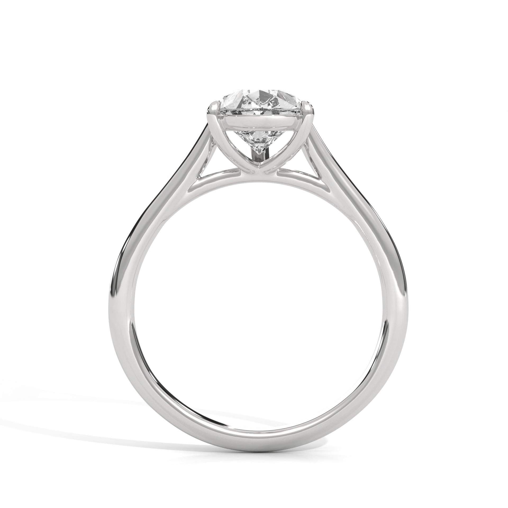 Pear Cut Solitaire Engagement & Anniversary Ring