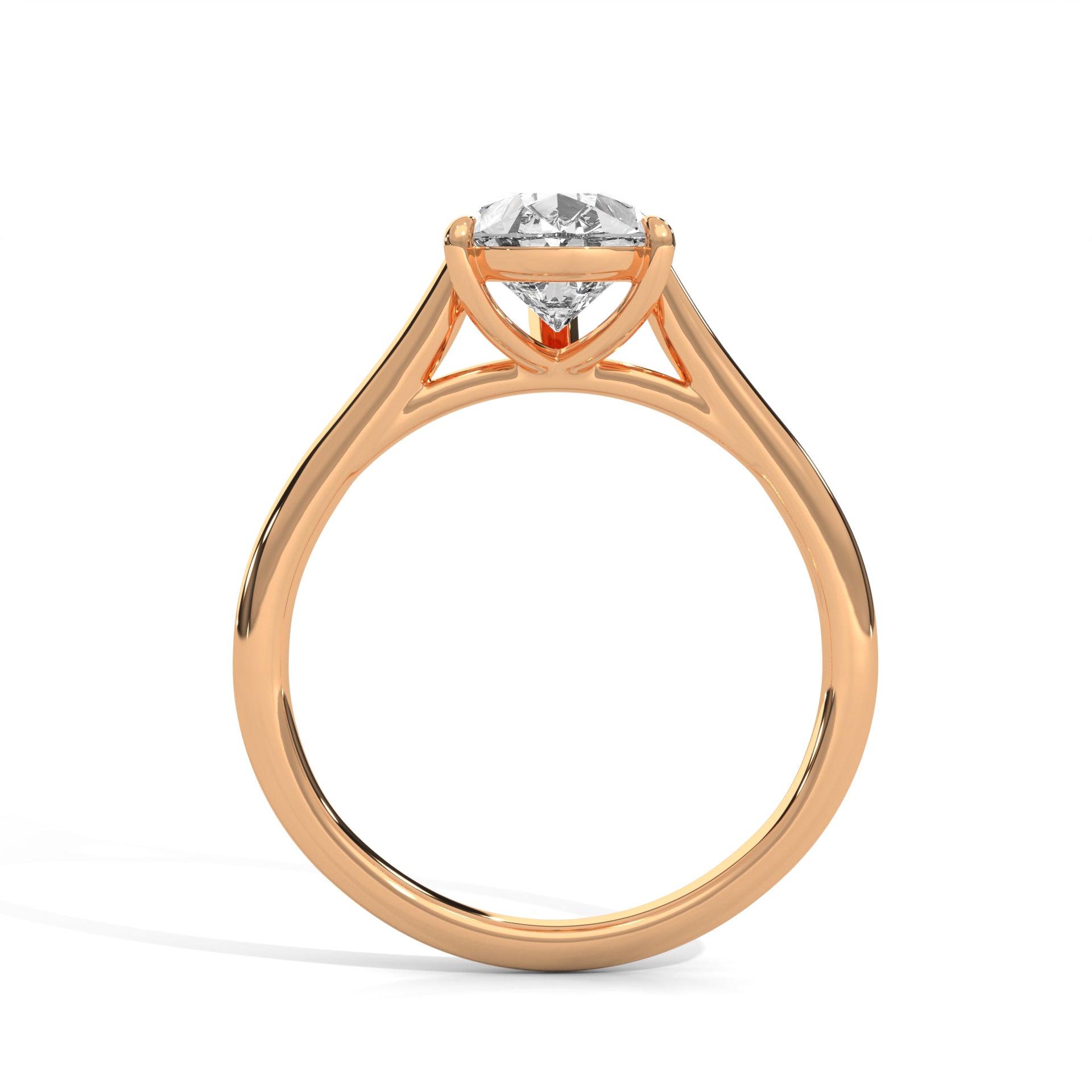 Pear Cut Solitaire Engagement & Anniversary Ring