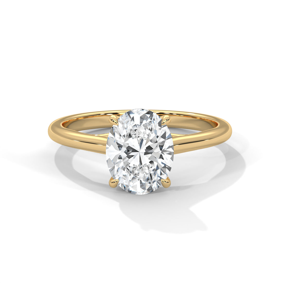 Oval Cut Solitaire Engagement & Anniversary Ring