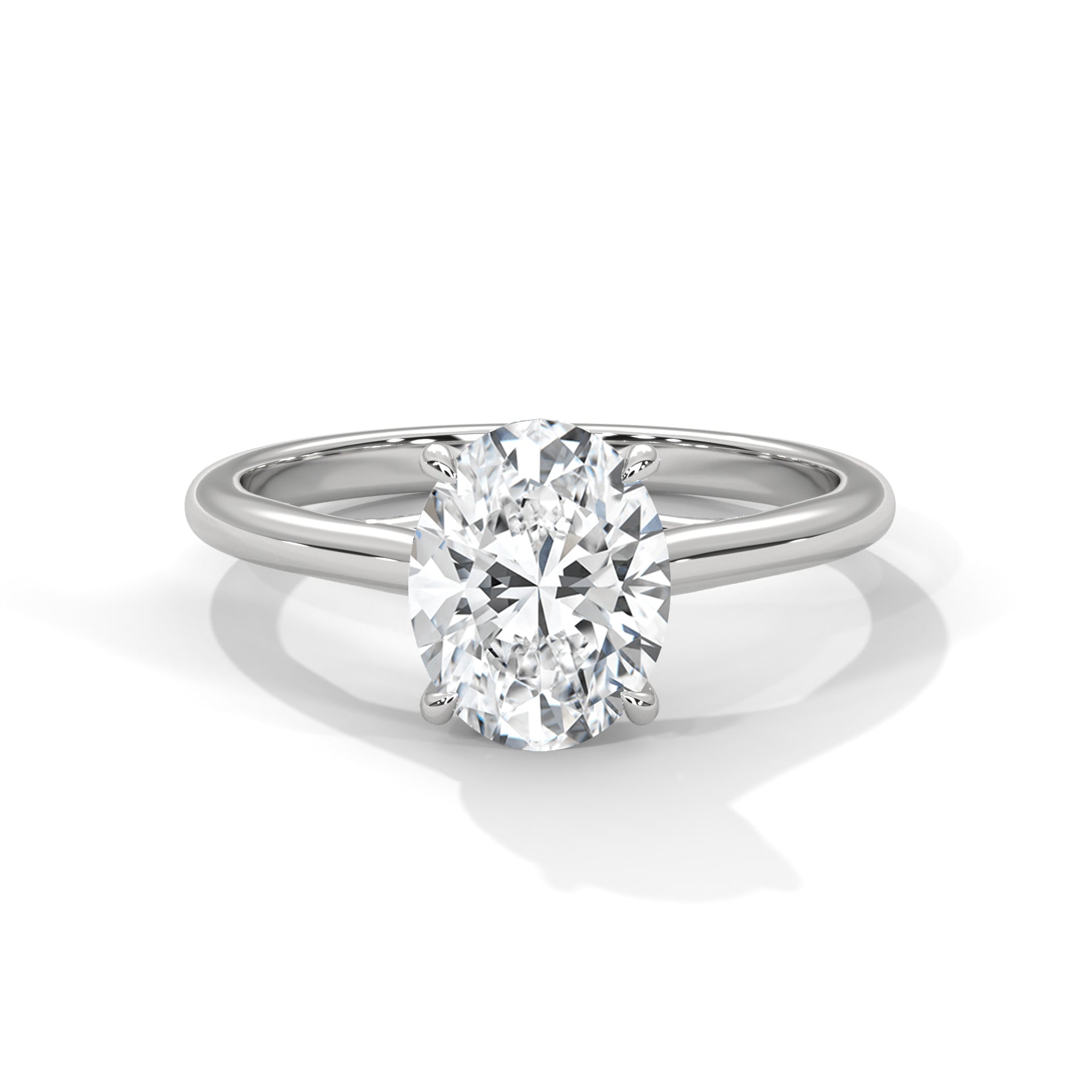 Oval Cut Solitaire Engagement & Anniversary Ring