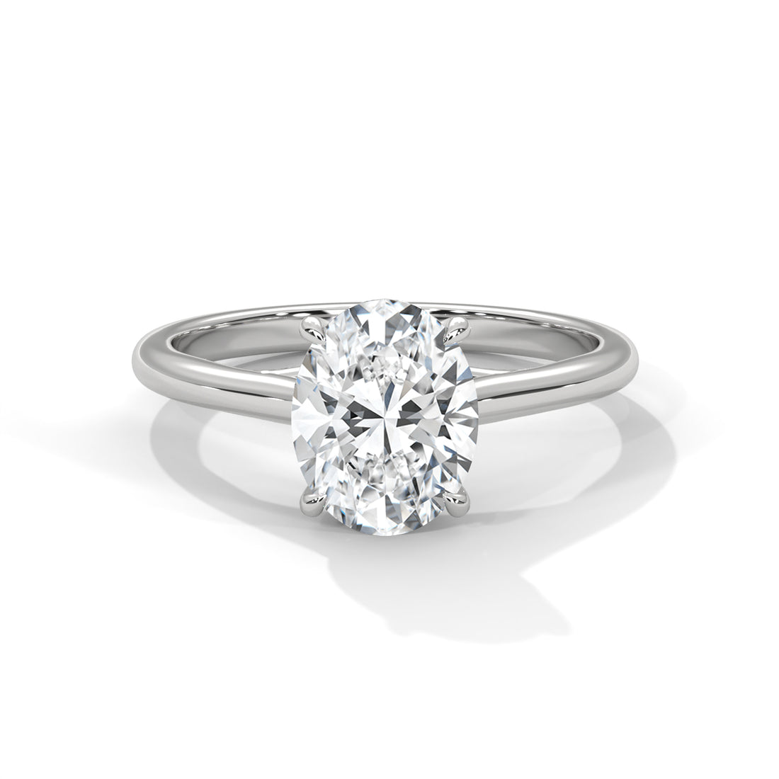 Oval Cut Solitaire Engagement & Anniversary Ring