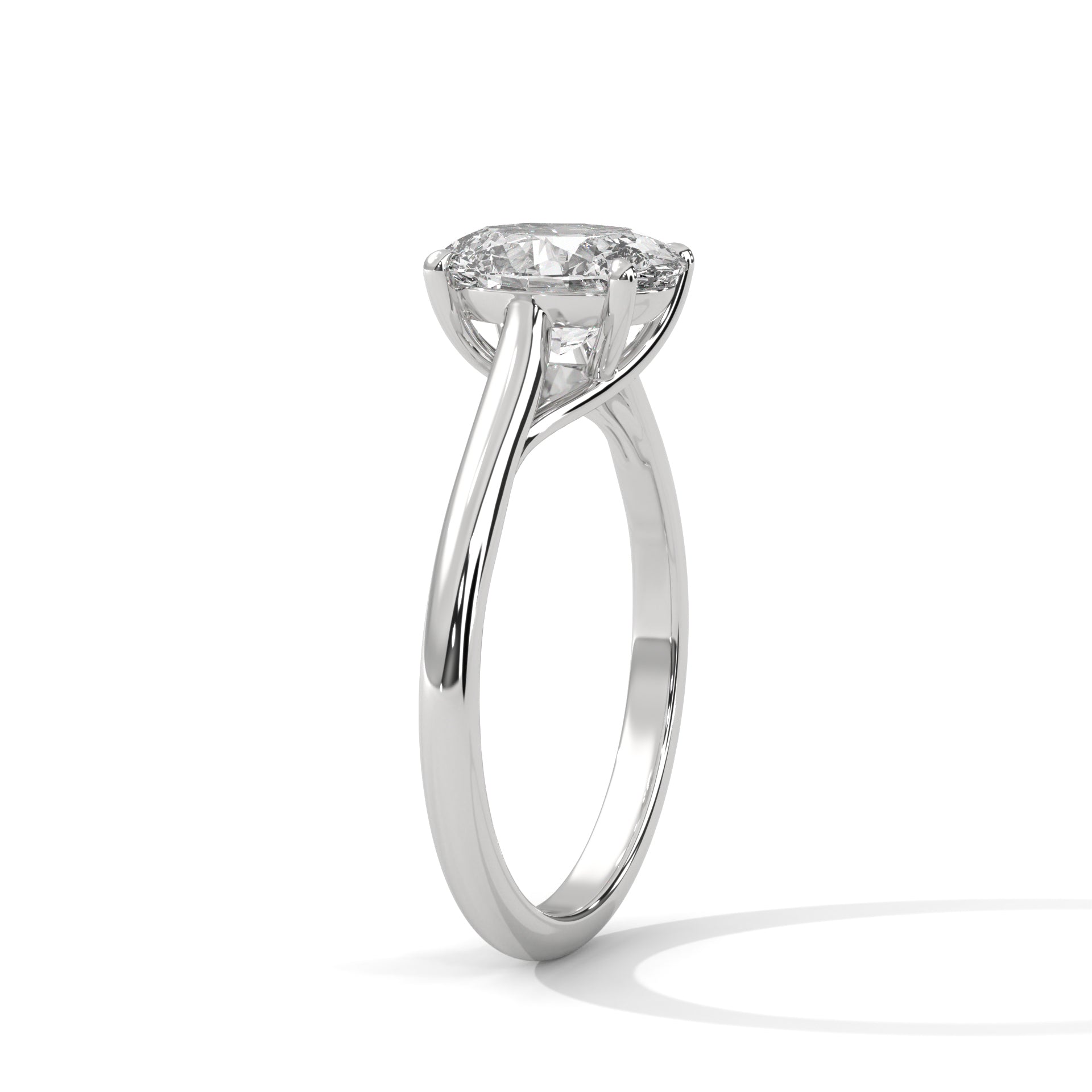 Oval Cut Solitaire Engagement & Anniversary Ring