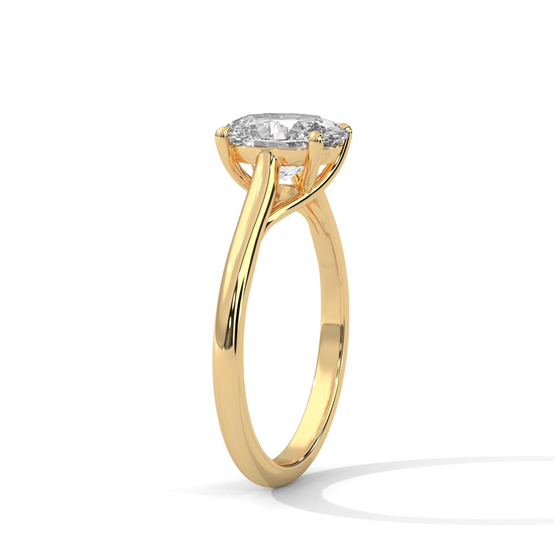 Oval Cut Solitaire Engagement & Anniversary Ring