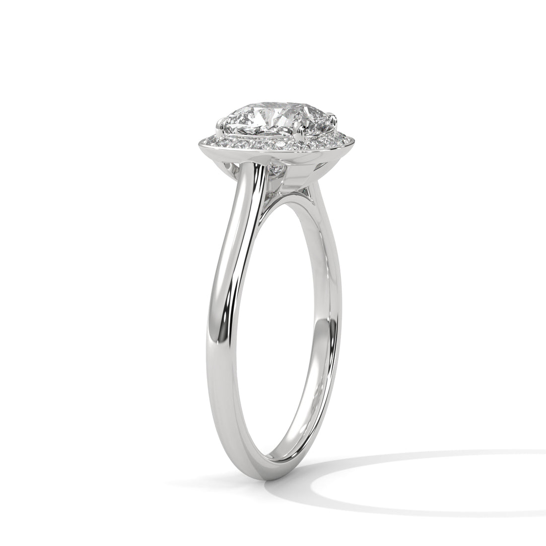 Cushion Cut Halo Engagement & Anniversary Ring