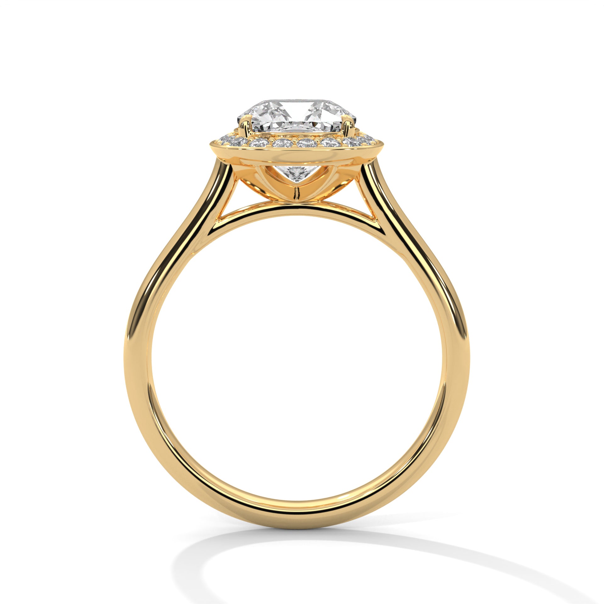 Cushion Cut Halo Engagement & Anniversary Ring