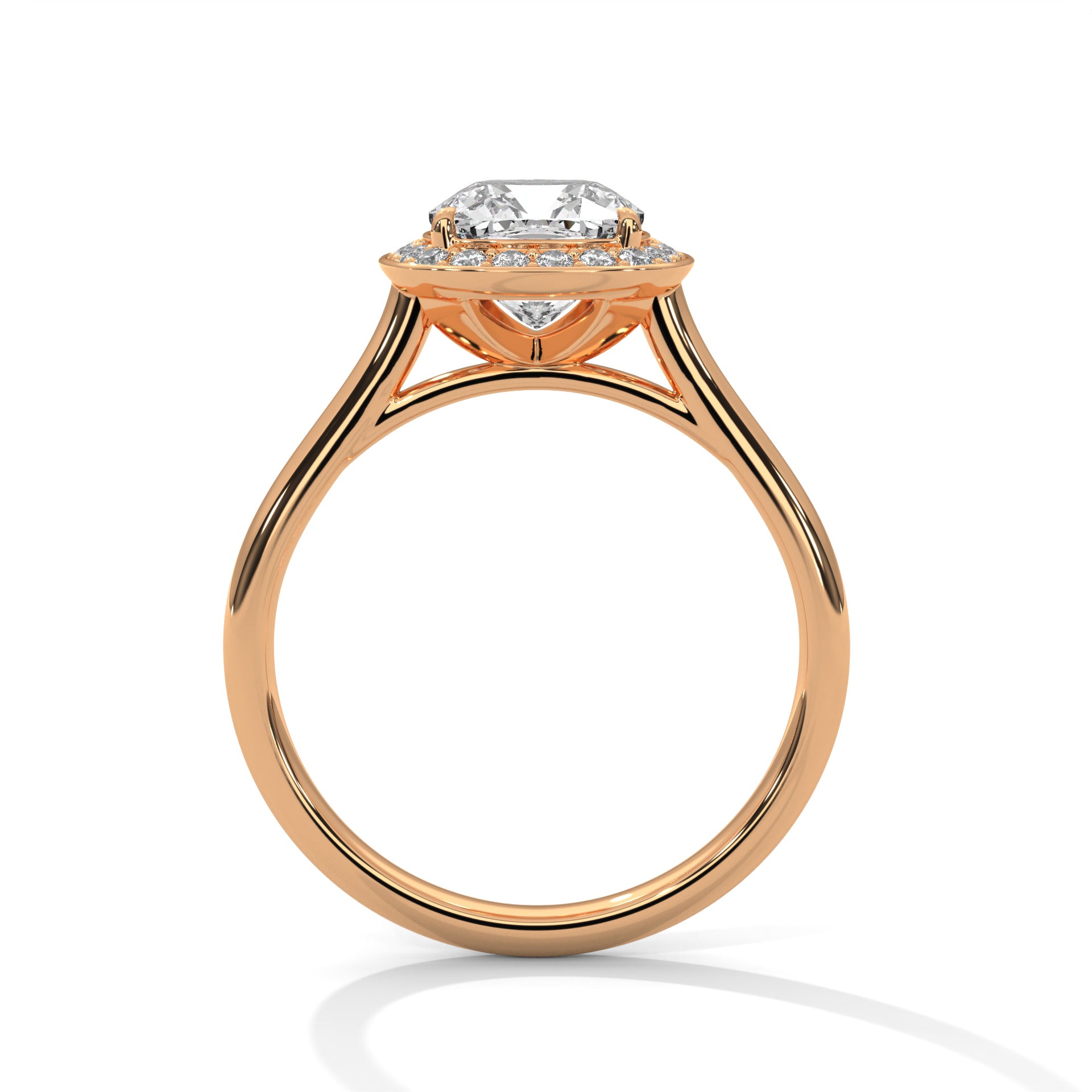 Cushion Cut Halo Engagement & Anniversary Ring