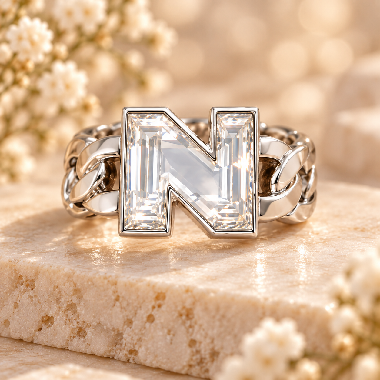 N Initial Chain Link Ring