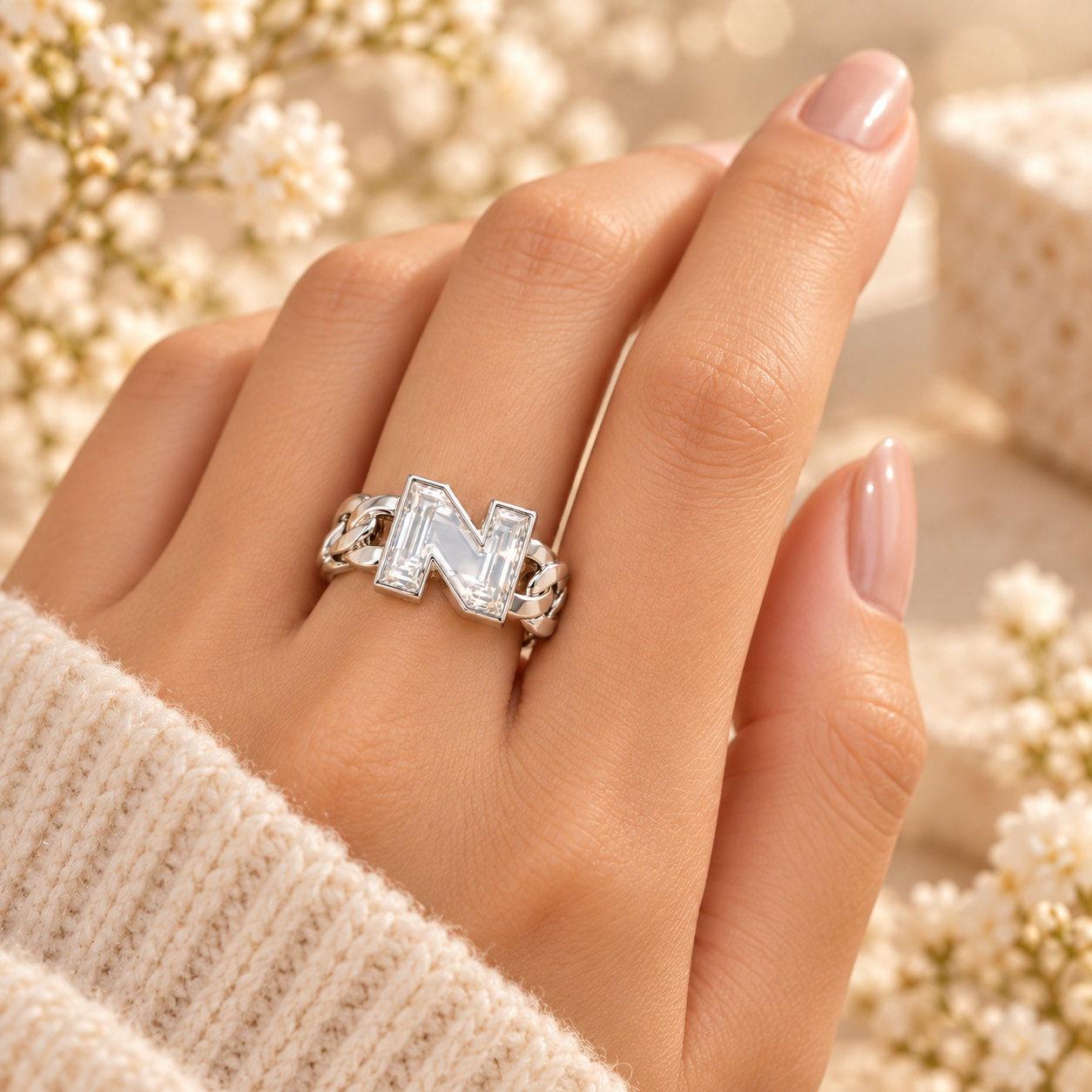 N Initial Chain Link Ring