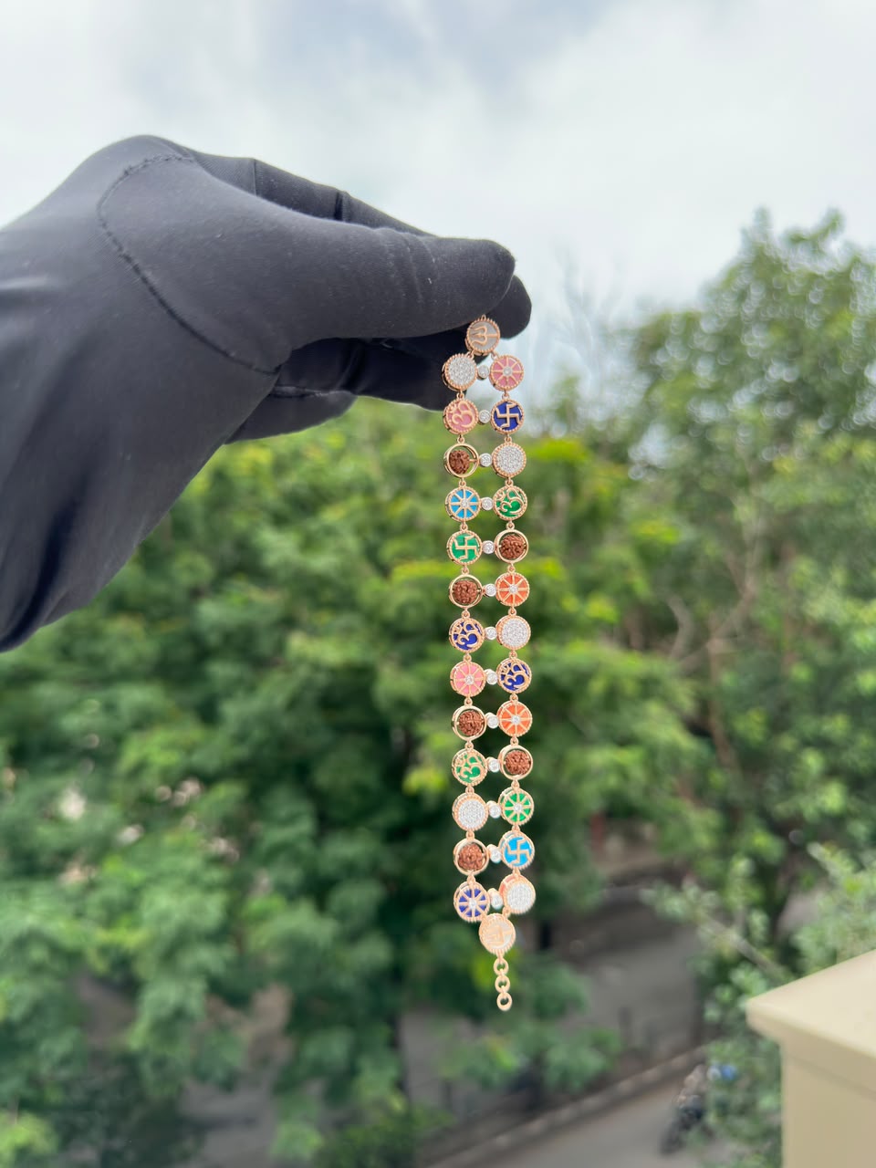 Rose Gold Spiritual Charm Bracelet