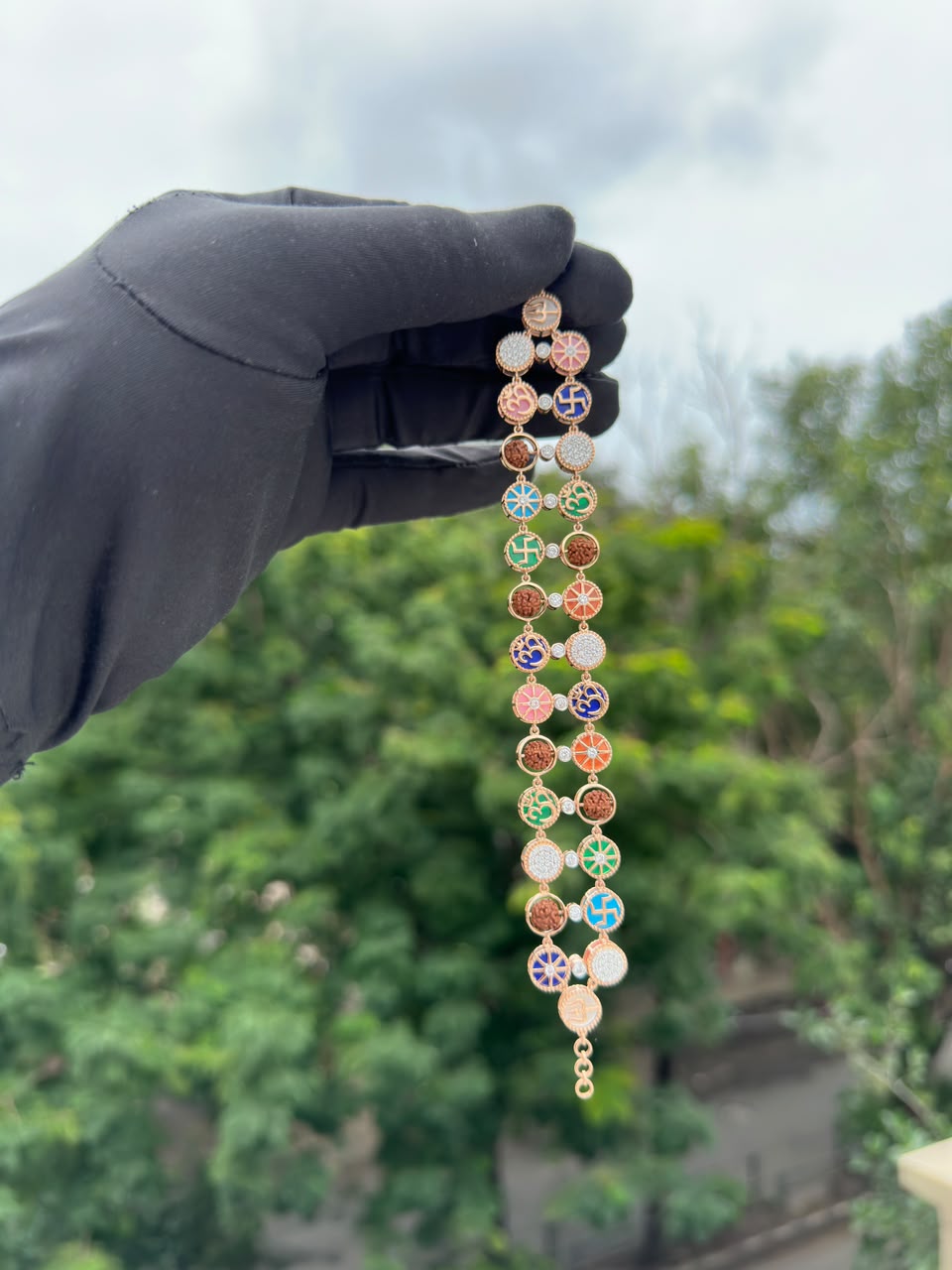 Rose Gold Spiritual Charm Bracelet