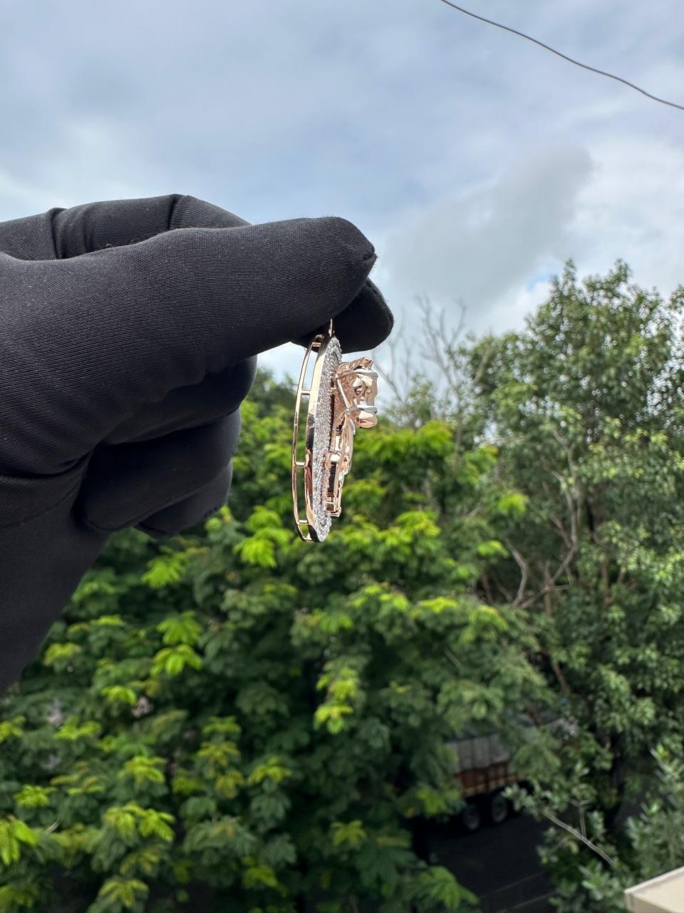 Rose Gold Horse Pendant